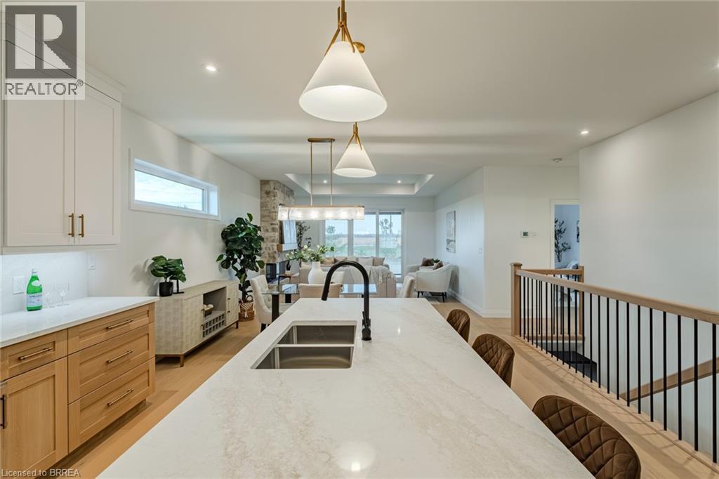 51 Wild Rose Lane, St. Williams, ON - Indoor Photo Showing Kitchen With Double Sink
