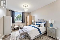 Virtually staged bedroom -