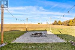 Fire-pit Area Ready For Entertaining -
