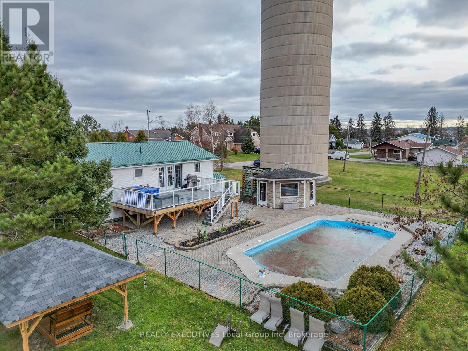 33 Dubeau Street, West Nipissing (Verner), ON - Outdoor With In Ground Pool With Deck Patio Veranda