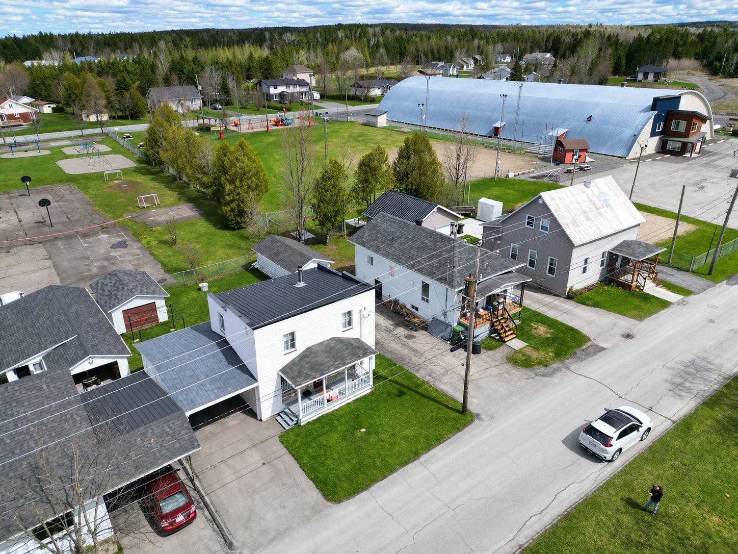 Aerial View - 132 Av. Du Domaine, Courcelles/Saint-Évariste, QC - Outdoor With View