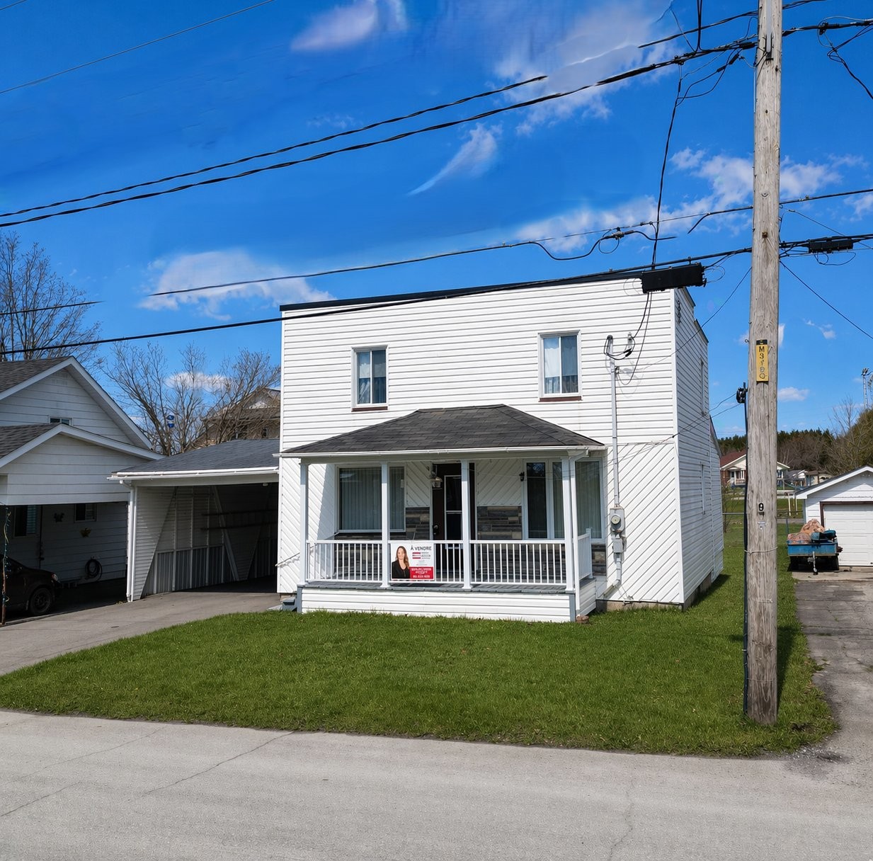 Front of Structure - 132 Av. Du Domaine, Courcelles/Saint-Évariste, QC - Outdoor With Deck Patio Veranda