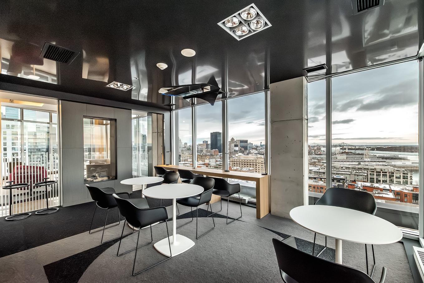 Salle communautaire - 712-888 Rue Wellington, Montréal (Ville-Marie), QC - Indoor Photo Showing Dining Room