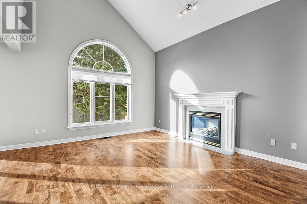 15 Fanterra Way, Ottawa, ON - Indoor Photo Showing Living Room With Fireplace