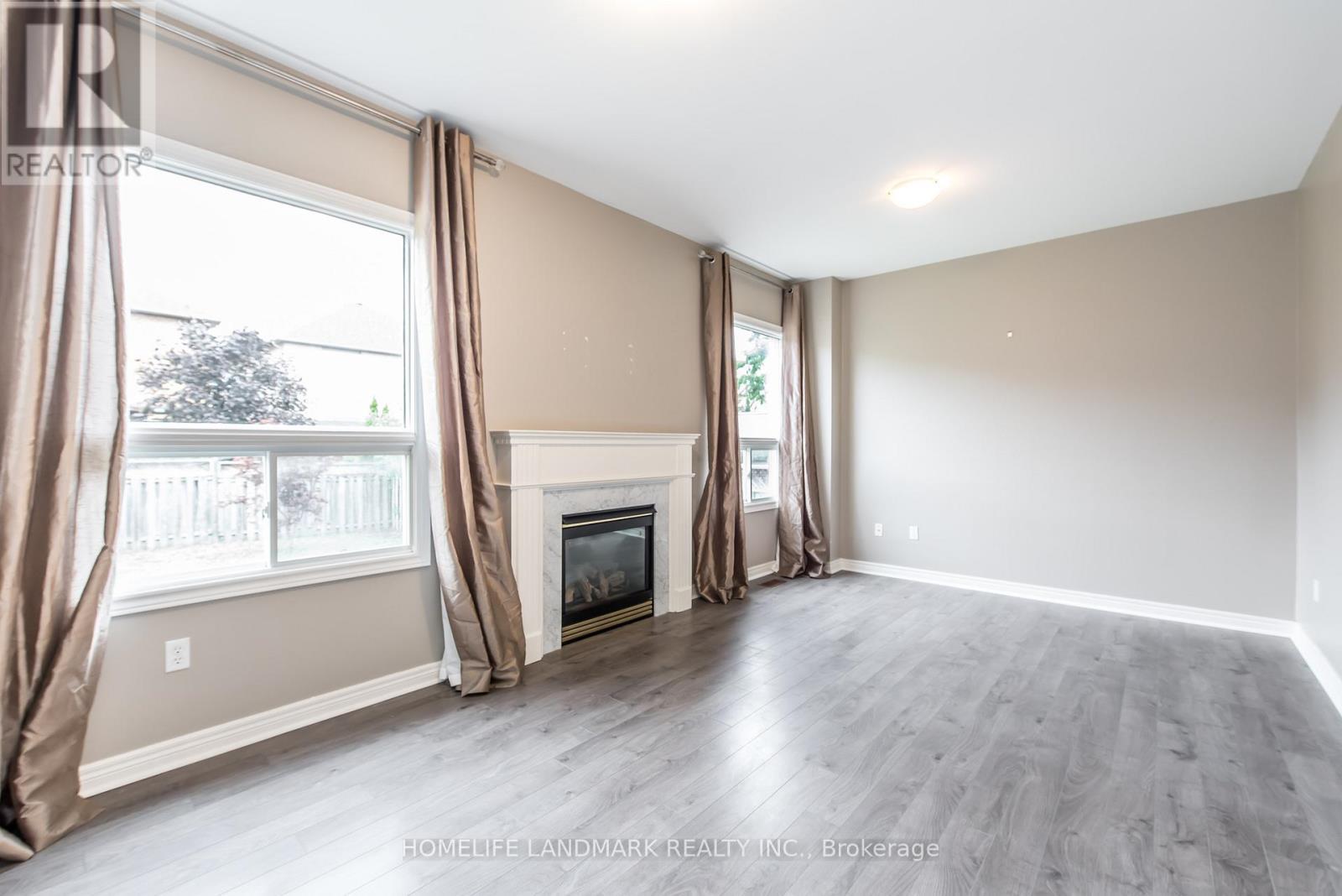 97 Annina Crescent, Markham, ON - Indoor Photo Showing Living Room With Fireplace