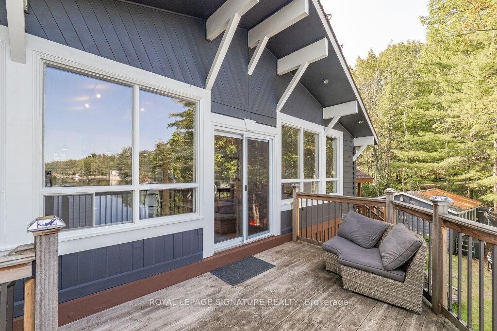 1127 Sunny Lake Road, Gravenhurst, ON - Outdoor With Deck Patio Veranda With Exterior