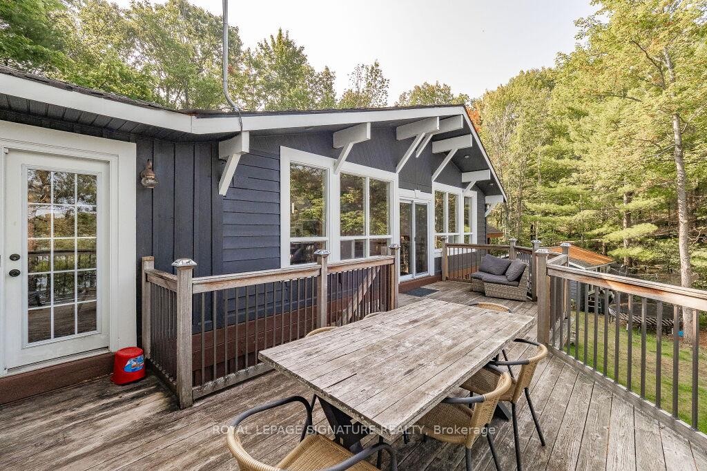 1127 Sunny Lake Road, Gravenhurst, ON - Outdoor With Deck Patio Veranda With Exterior