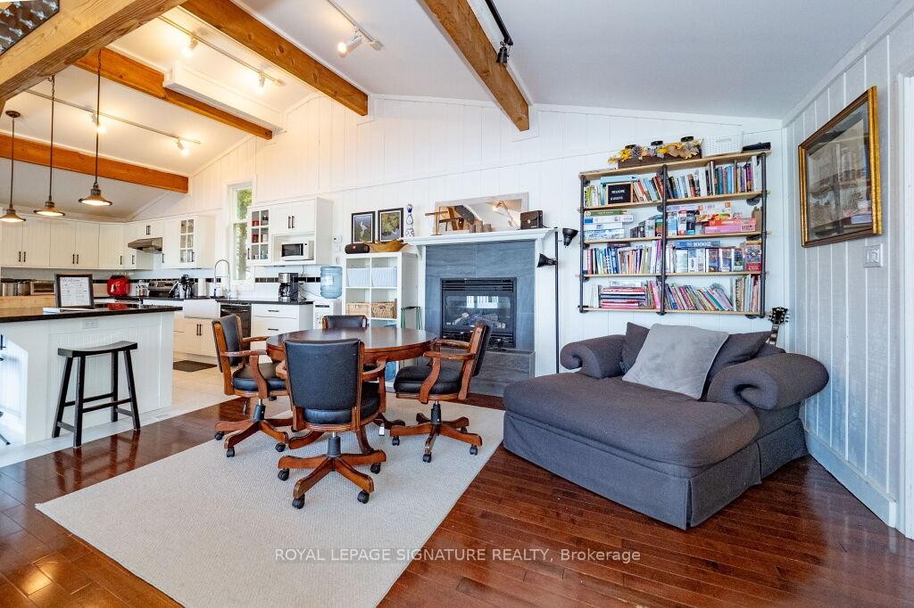 1127 Sunny Lake Road, Gravenhurst, ON - Indoor With Fireplace