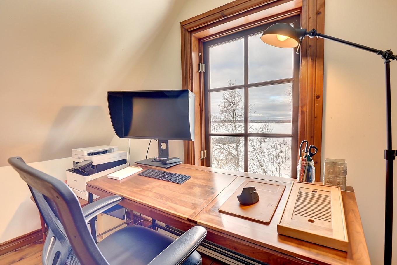 Chambre à coucher - 1720 Grand Rg St-Pierre, Sainte-Élisabeth, QC - Indoor Photo Showing Office