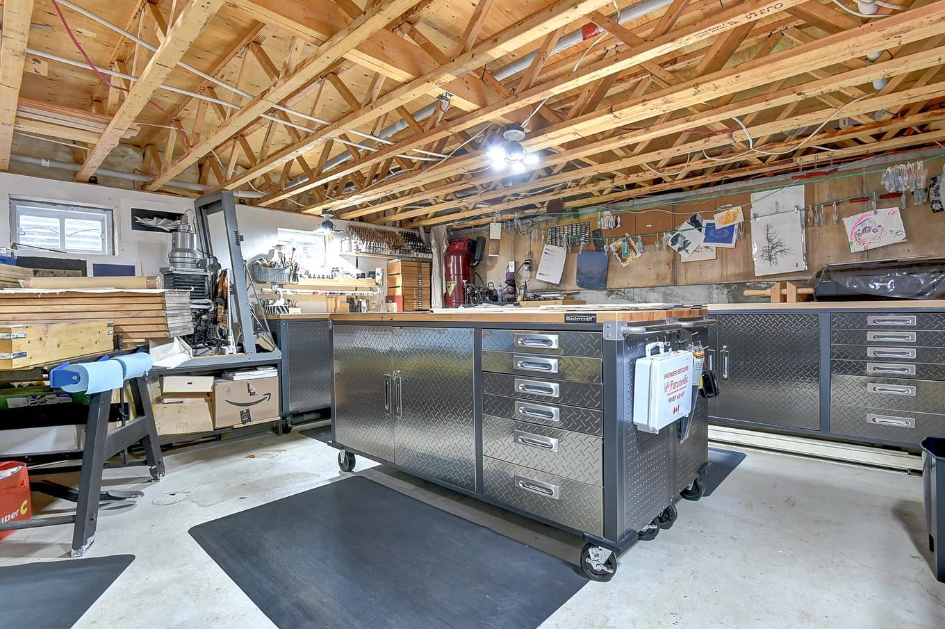 Atelier - 1720 Grand Rg St-Pierre, Sainte-Élisabeth, QC - Indoor Photo Showing Basement