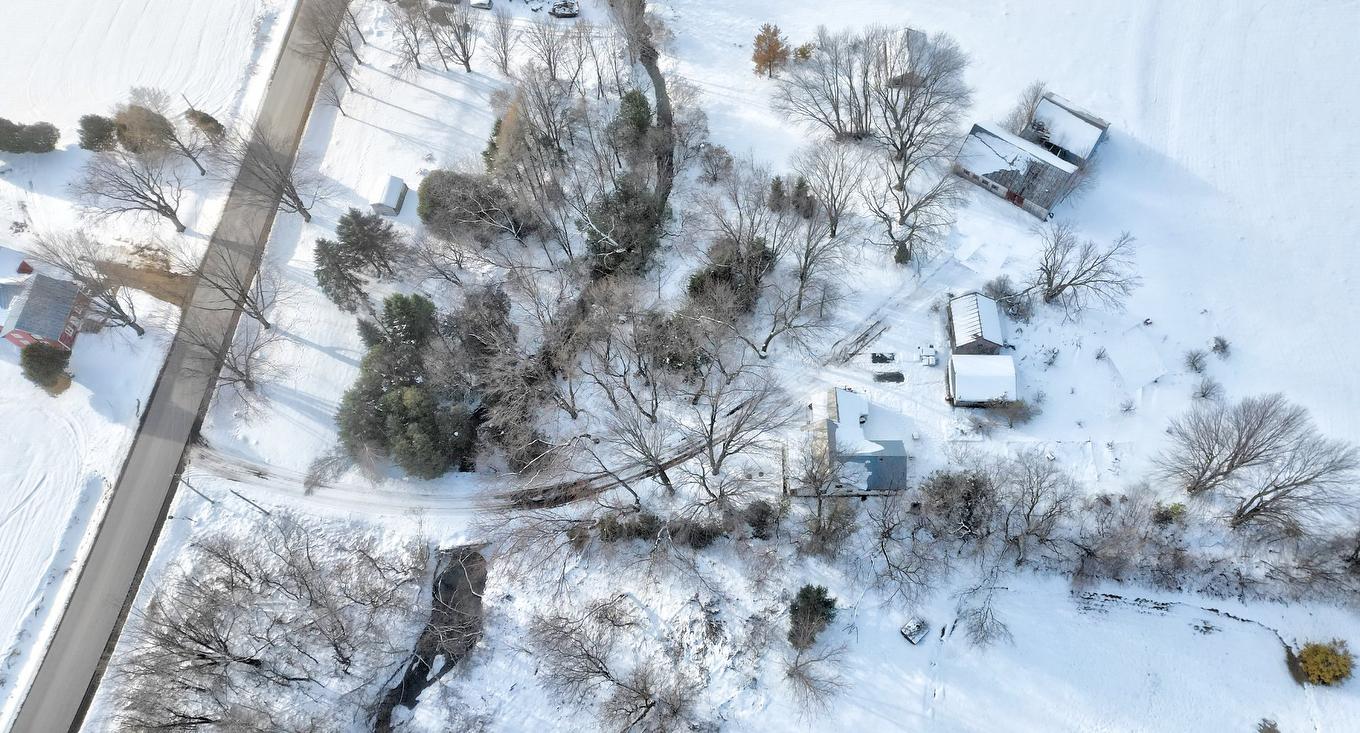 Photo aérienne - 1720 Grand Rg St-Pierre, Sainte-Élisabeth, QC - Outdoor With View