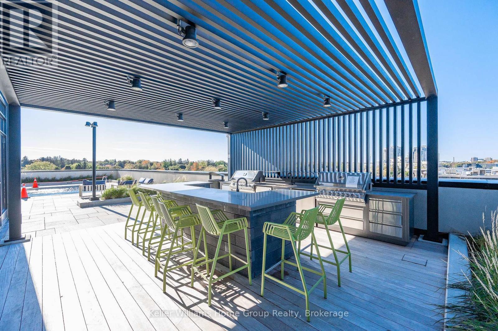 1105 - 181 King Street S, Waterloo, ON - Outdoor With Deck Patio Veranda