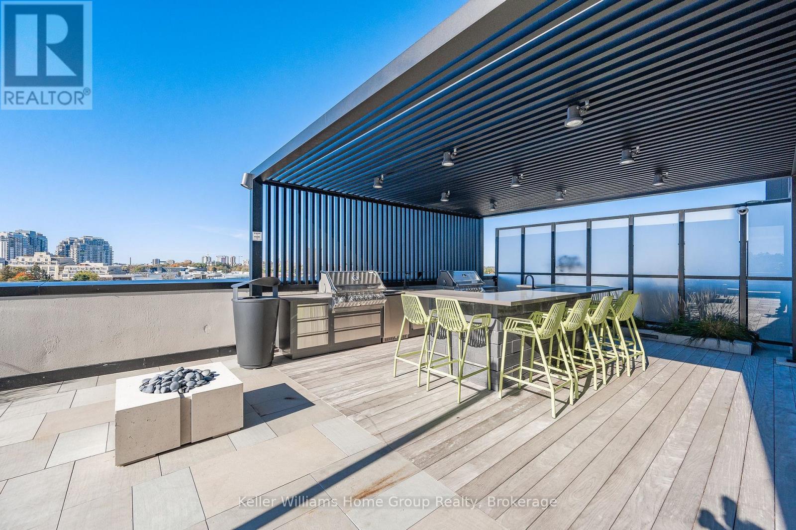 1105 - 181 King Street S, Waterloo, ON - Outdoor With Deck Patio Veranda With Exterior