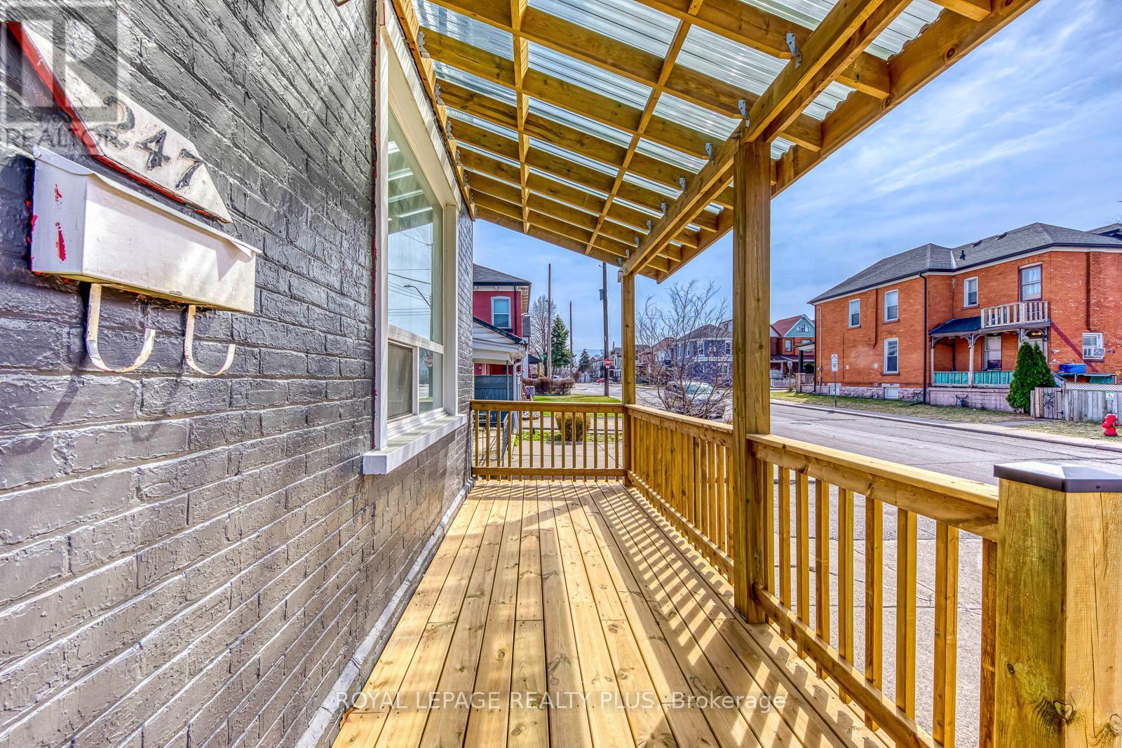 247 Robert Street, Hamilton, ON - Outdoor With Deck Patio Veranda With Exterior