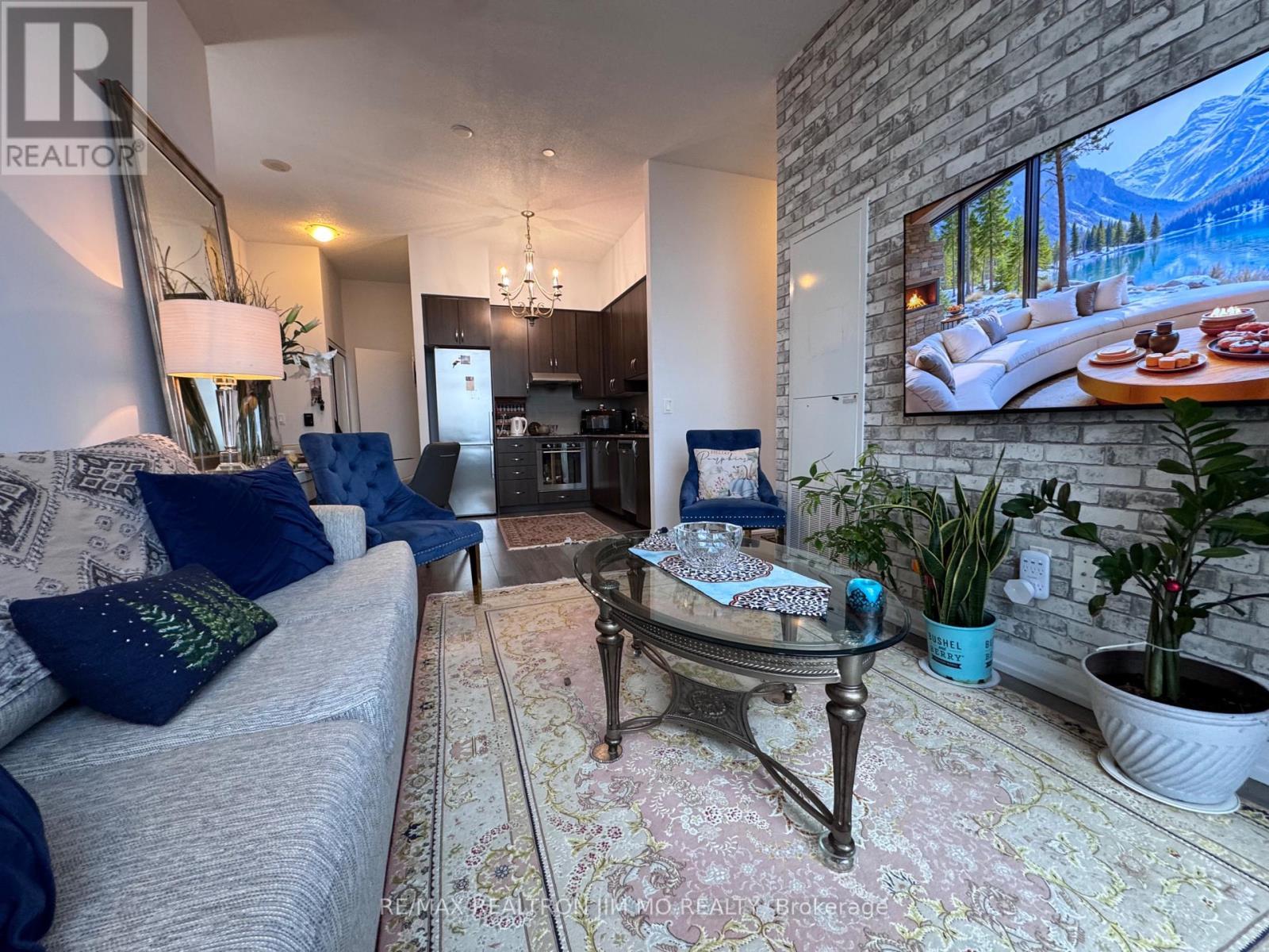 Ph11 - 55 Ann O'Reilly Road, Toronto, ON - Indoor Photo Showing Living Room With Fireplace