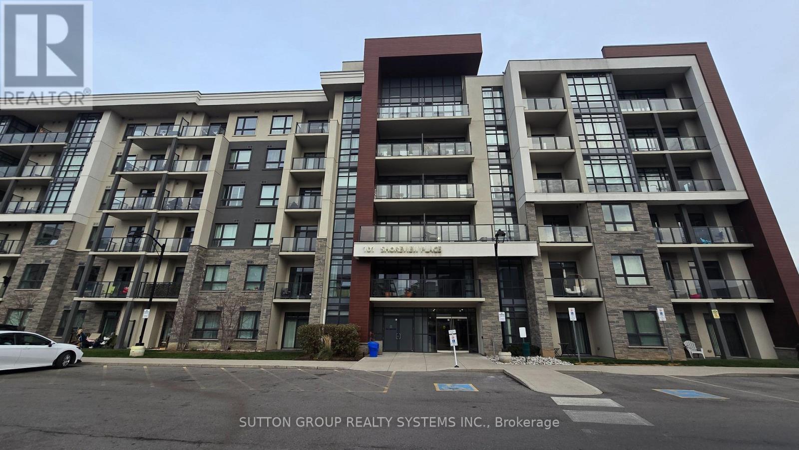 437 - 101 Shoreview Place, Hamilton, ON - Outdoor With Balcony With Facade
