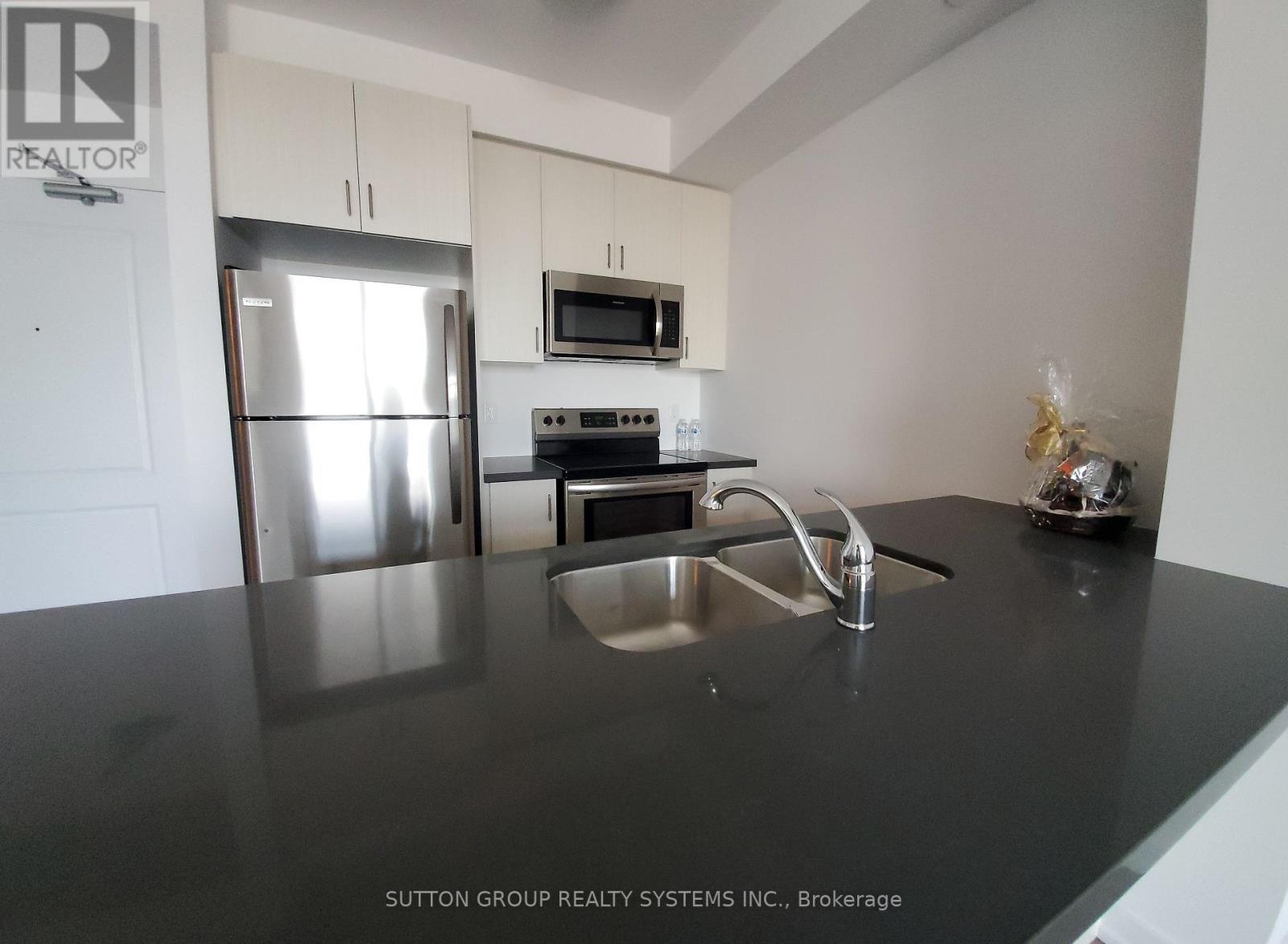 437 - 101 Shoreview Place, Hamilton, ON - Indoor Photo Showing Kitchen With Double Sink
