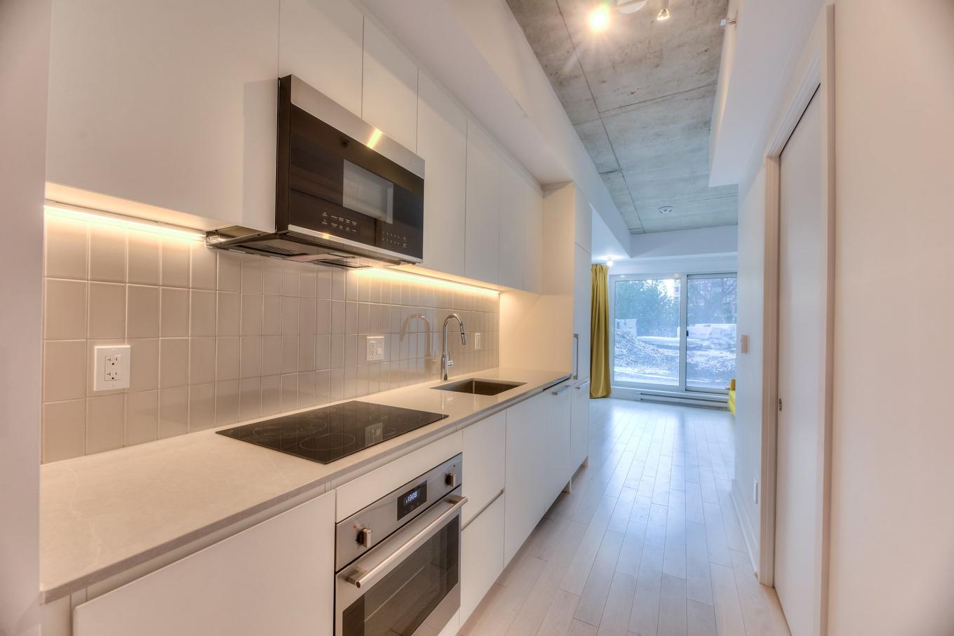 Kitchen - 104-100 Rue Murray, Montréal (Le Sud-Ouest), QC - Indoor Photo Showing Kitchen With Upgraded Kitchen