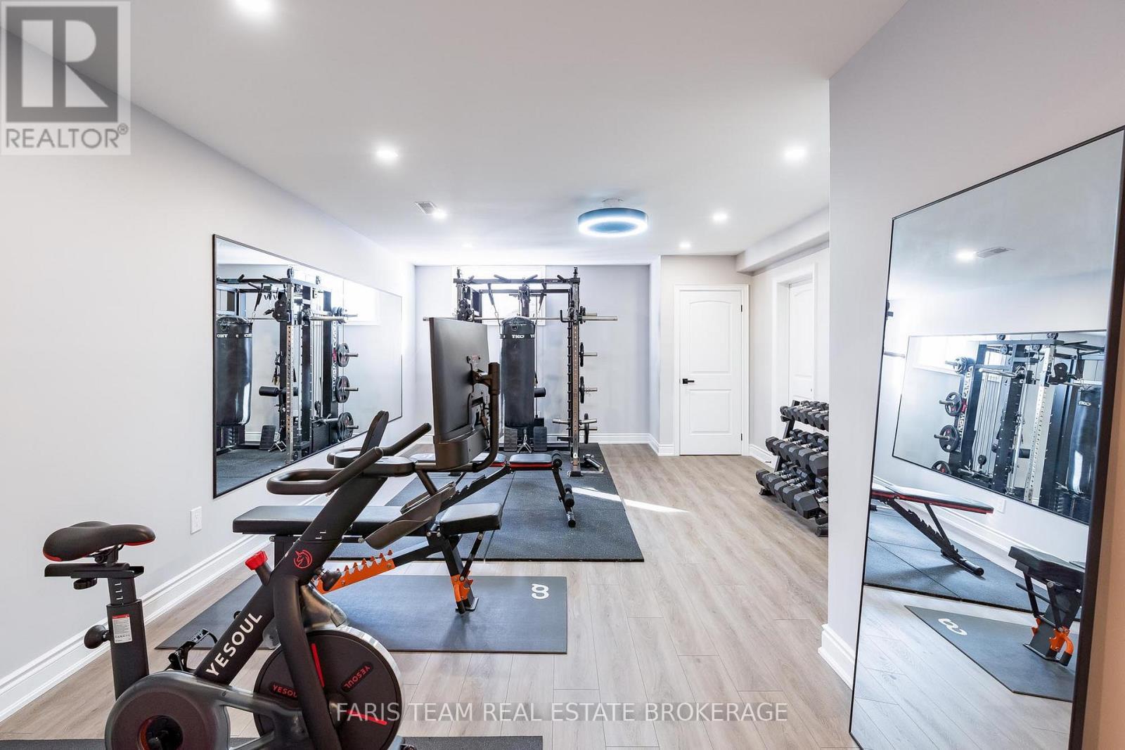 9 Byers Street, Springwater, ON - Indoor Photo Showing Gym Room