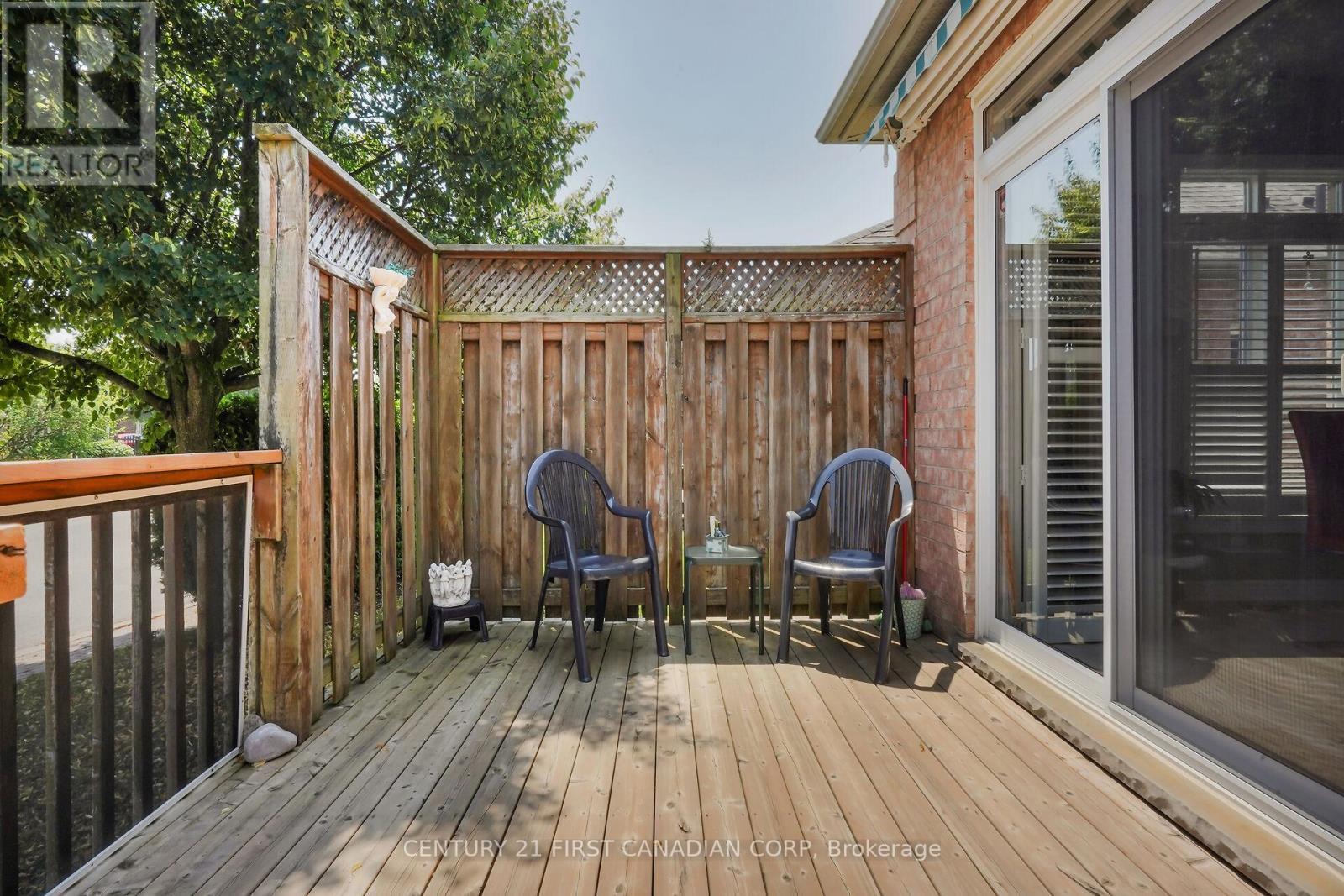 153 - 2025 Meadowgate Boulevard, London South (South U), ON - Outdoor With Deck Patio Veranda With Exterior