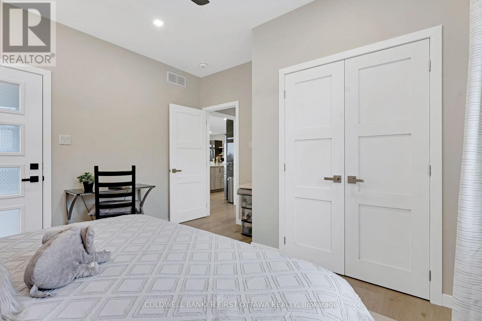 Second bedroom closet - 462 Althorpe Road, Tay Valley, ON - Indoor Photo Showing Bedroom