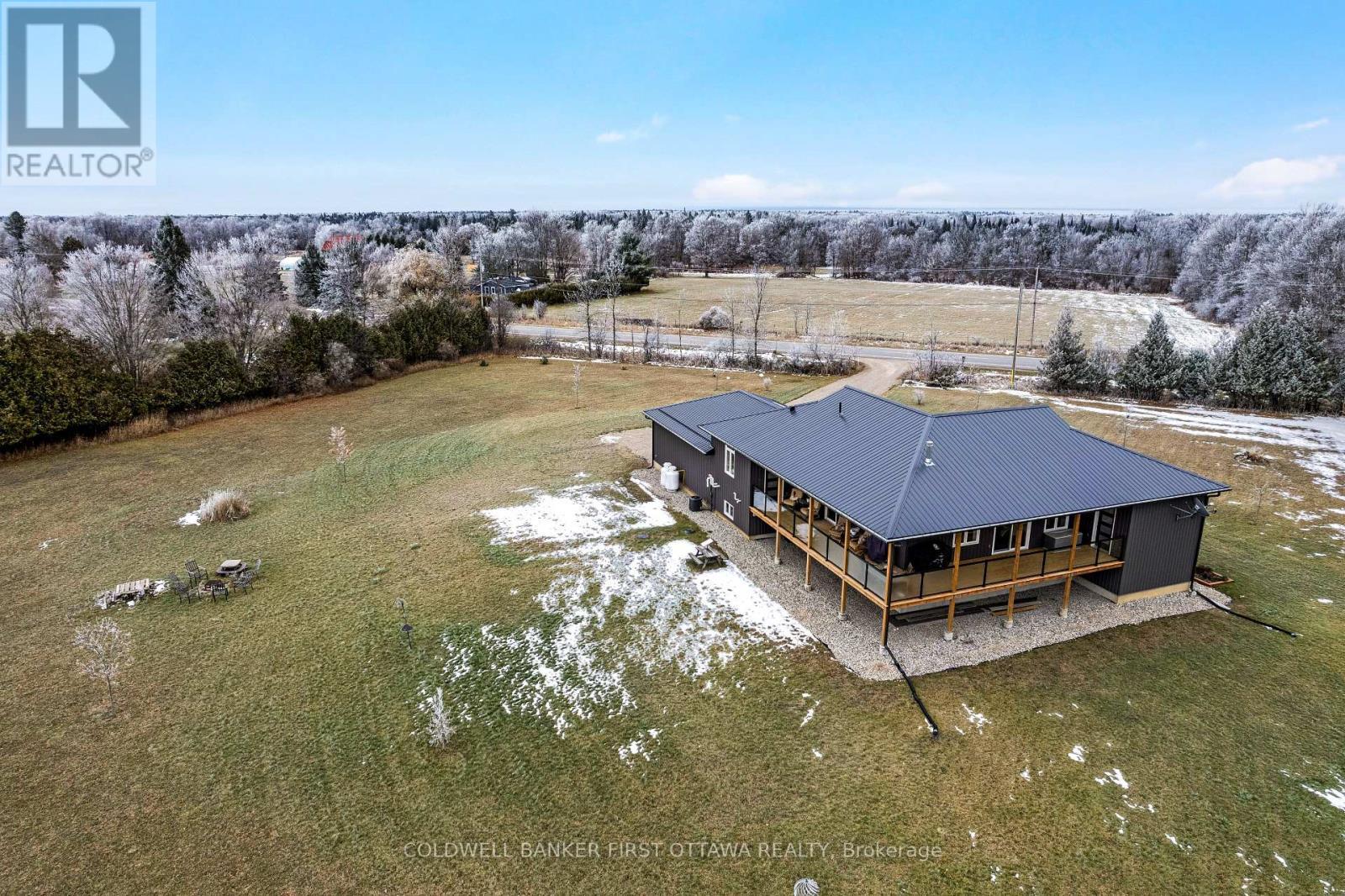 On paved township road - 462 Althorpe Road, Tay Valley, ON - Outdoor With View
