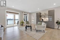 Luxury vinyl plank floors with cork cushioning -