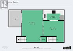 Main level floor plan -