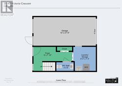 Lower level floor plan -