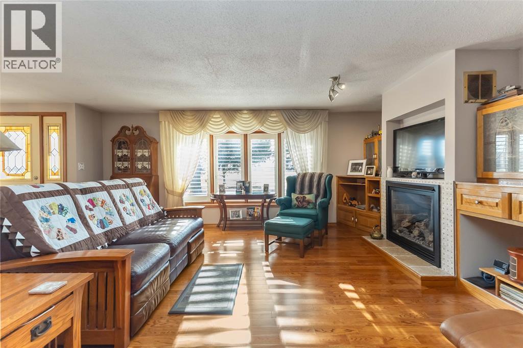 7884 Birnam Line, Warwick-Watford, ON - Indoor Photo Showing Living Room With Fireplace
