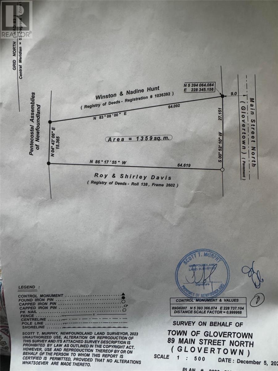 89 Main Street N, Glovertown, NL