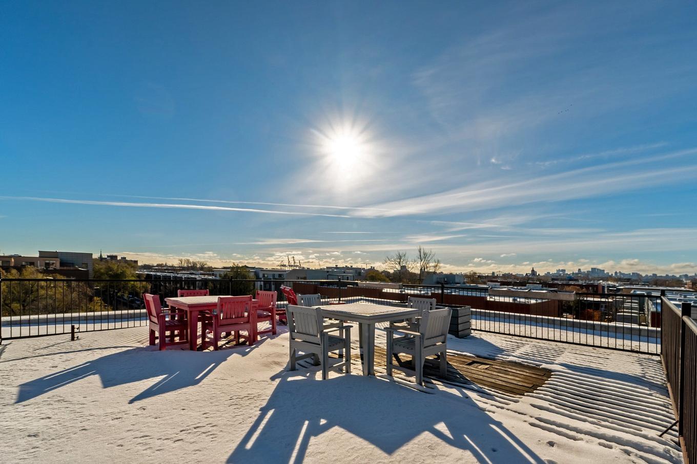 Terrasse - 206-2245 Rue Viau, Montréal (Mercier/Hochelaga-Maisonneuve), QC - Outdoor With View