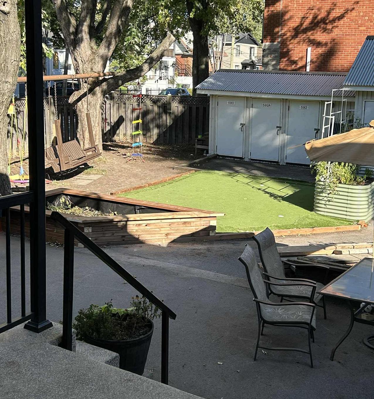 Backyard - 590 - 592B 4E Avenue (P.-A.-T.), Montréal (Rivière-Des-Prairies/Pointe-Aux-Trembles), QC - Outdoor