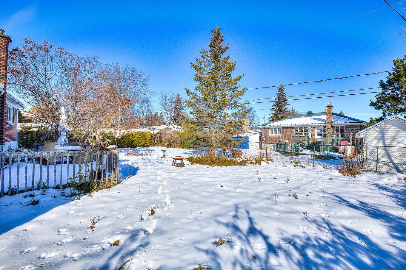 Backyard - 421 Rue Bonair, Beloeil, QC - Outdoor