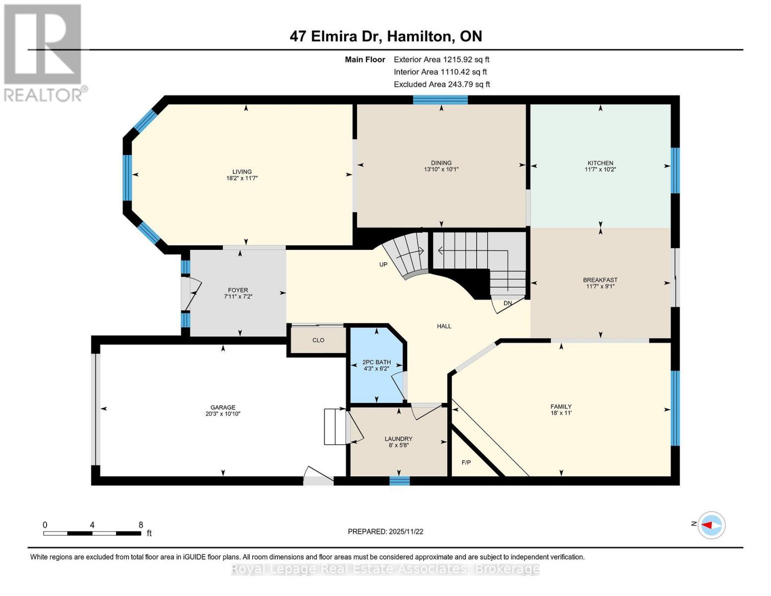 Main Floor Plan - 47 Elmira Drive, Hamilton, ON - Other