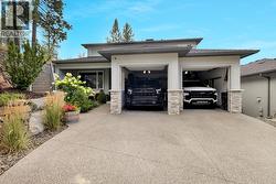 double bay heated garage the fits two full sized pickups -