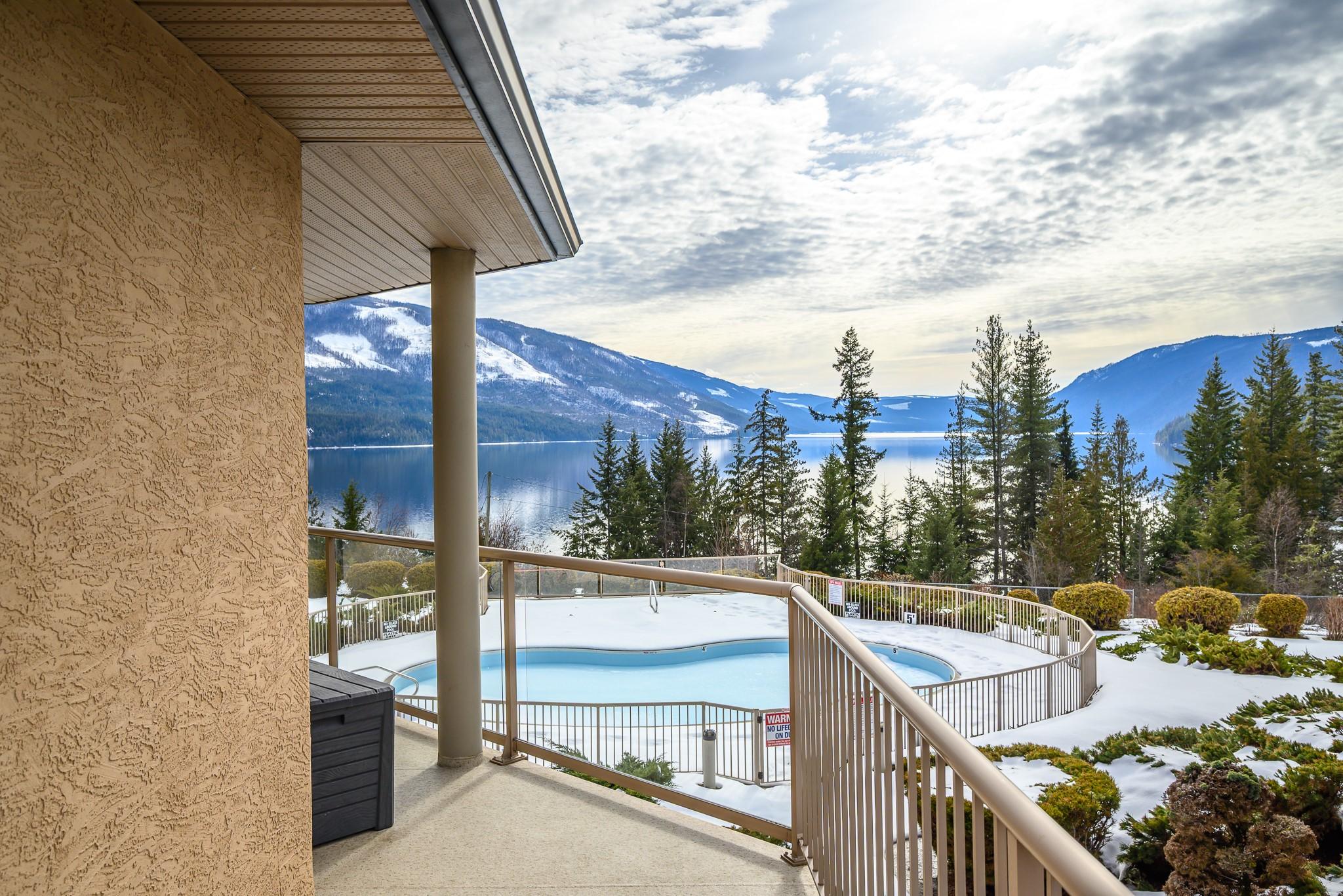 202-3473 Lakeview Place, Enderby, BC - Outdoor With Body Of Water With In Ground Pool