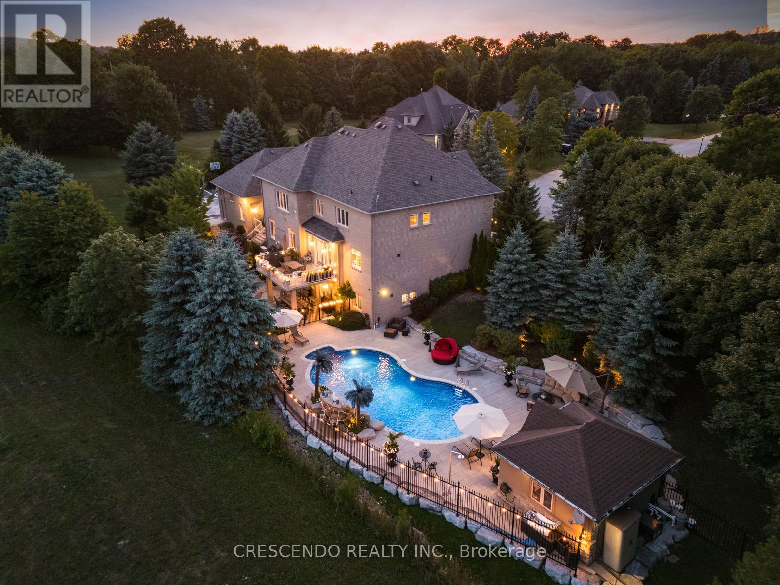 2 Prince Adam Court, King, ON - Outdoor With In Ground Pool With View