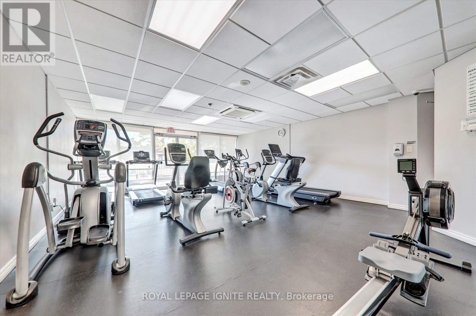 705 - 155 Hillcrest Avenue, Mississauga, ON - Indoor Photo Showing Gym Room