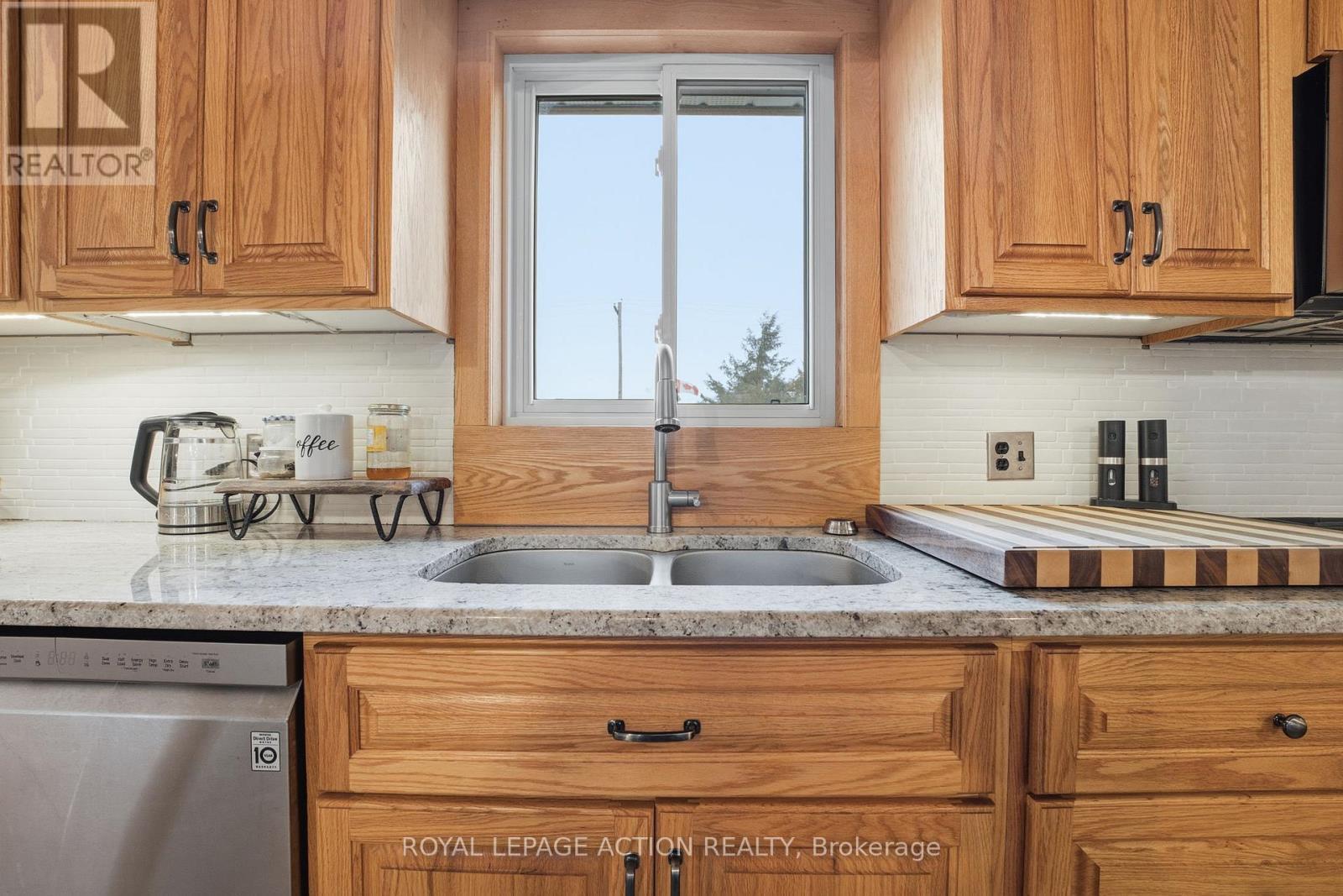 33 Dufferin Street, Brant, ON - Indoor Photo Showing Kitchen With Double Sink