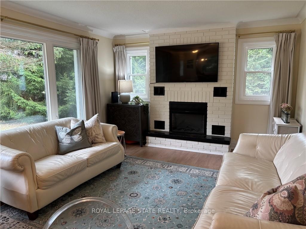 104 Diltz Road, Haldimand, ON - Indoor Photo Showing Living Room With Fireplace