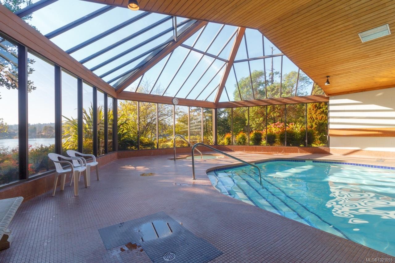 504-69 Gorge Rd West, Saanich, BC - Outdoor With In Ground Pool With Exterior