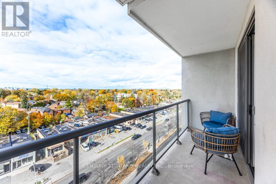 1022 - 22 East Haven Drive, Toronto, ON - Outdoor With Balcony With View With Exterior