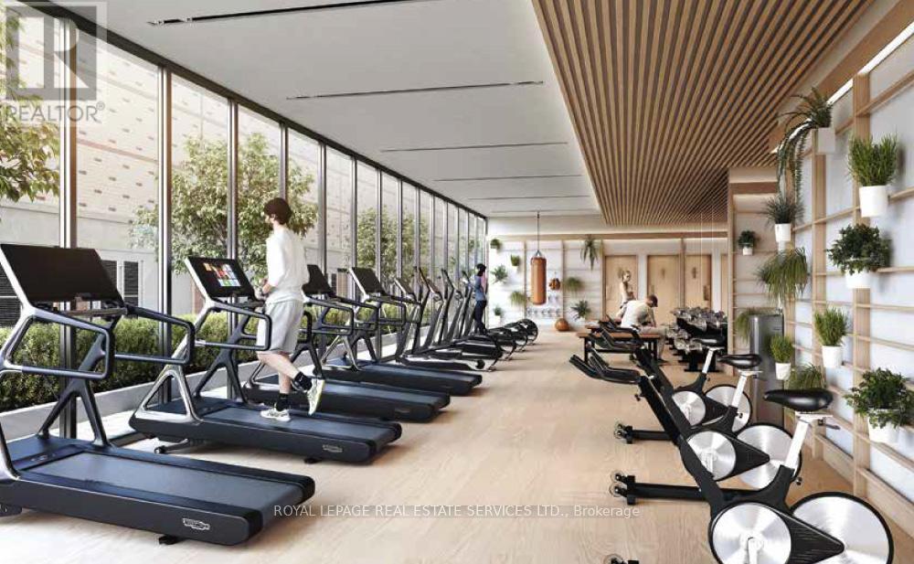 4606 - 38 Widmer Street, Toronto, ON - Indoor Photo Showing Gym Room