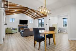 Living Room and Bedroom 3 (Office/Den) -