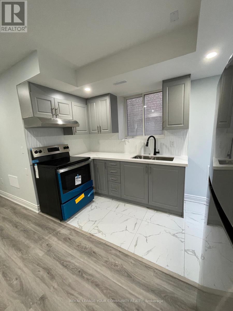 Basement - 306 Cedar Hedge Road, Milton, ON - Indoor Photo Showing Kitchen With Double Sink With Upgraded Kitchen