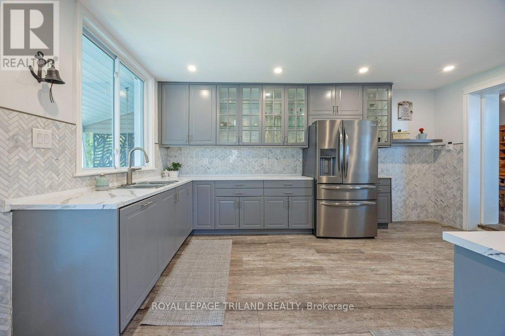 217 Shackleton Line, Dutton/Dunwich (Dutton), ON - Indoor Photo Showing Kitchen With Upgraded Kitchen