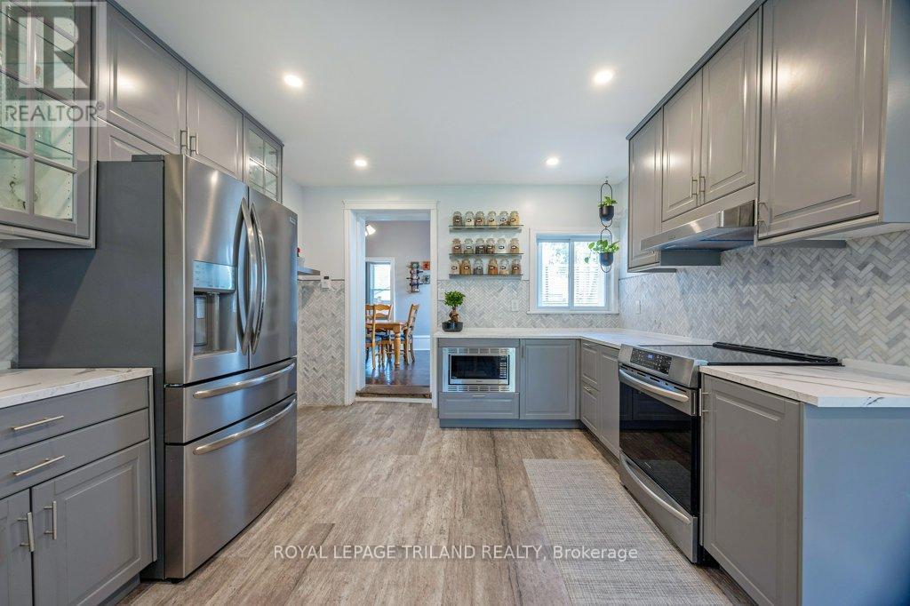 217 Shackleton Line, Dutton/Dunwich (Dutton), ON - Indoor Photo Showing Kitchen With Upgraded Kitchen