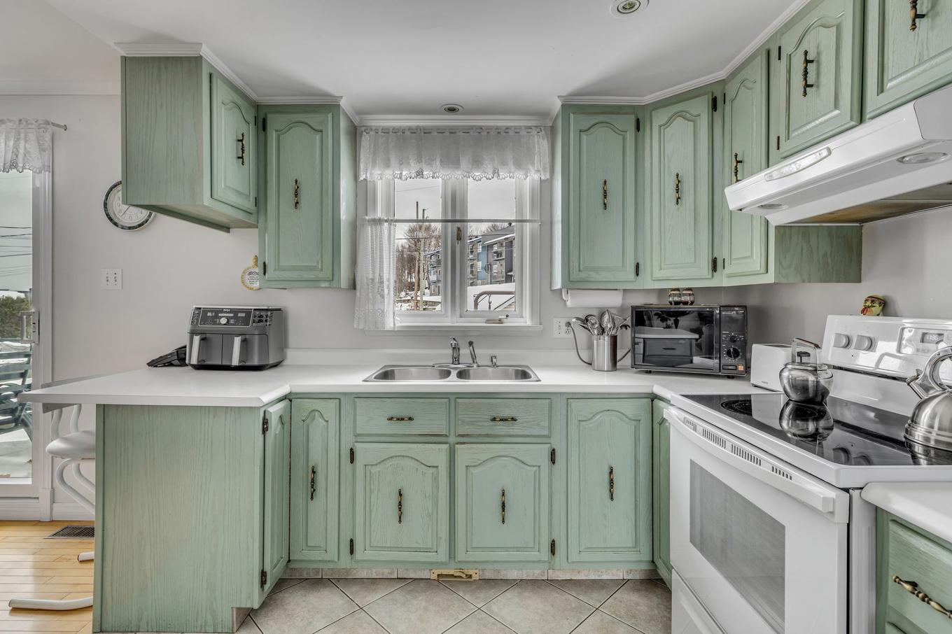 Kitchen - 133 Rue Caron, Lévis (Desjardins), QC - Indoor Photo Showing Kitchen With Double Sink