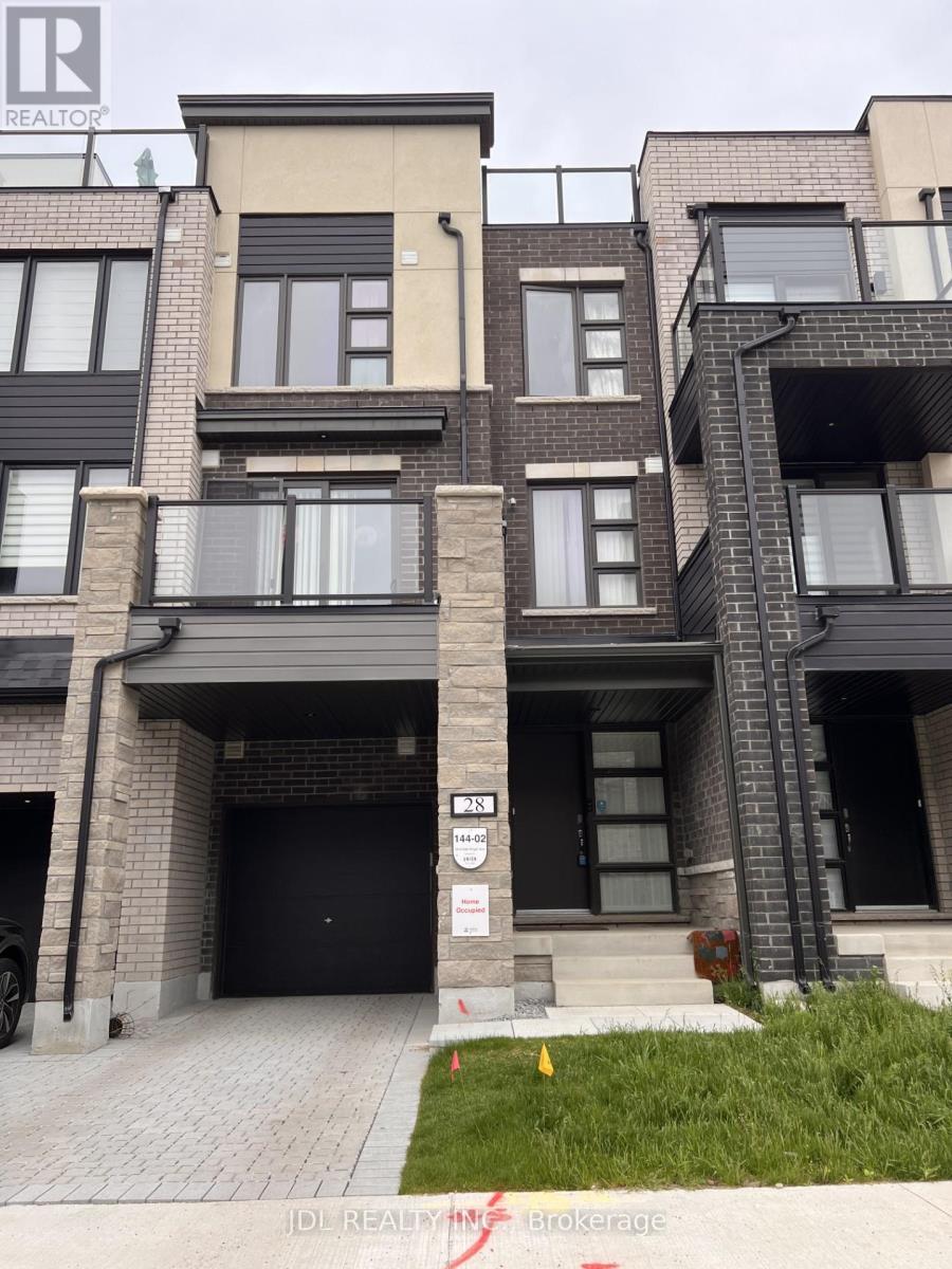 28 Gilbert Wright Avenue, Markham, ON - Outdoor With Balcony With Facade